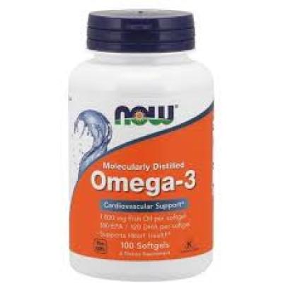 Vitamins & Supplements, Now Omega 3,1000Mg 100'S
